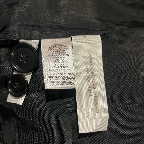 NWT ANN TAYLOR LOFT Black Leopard
Tuxedo Jacket Blazer Size 4 Petite Che… - Picture 11 of 12